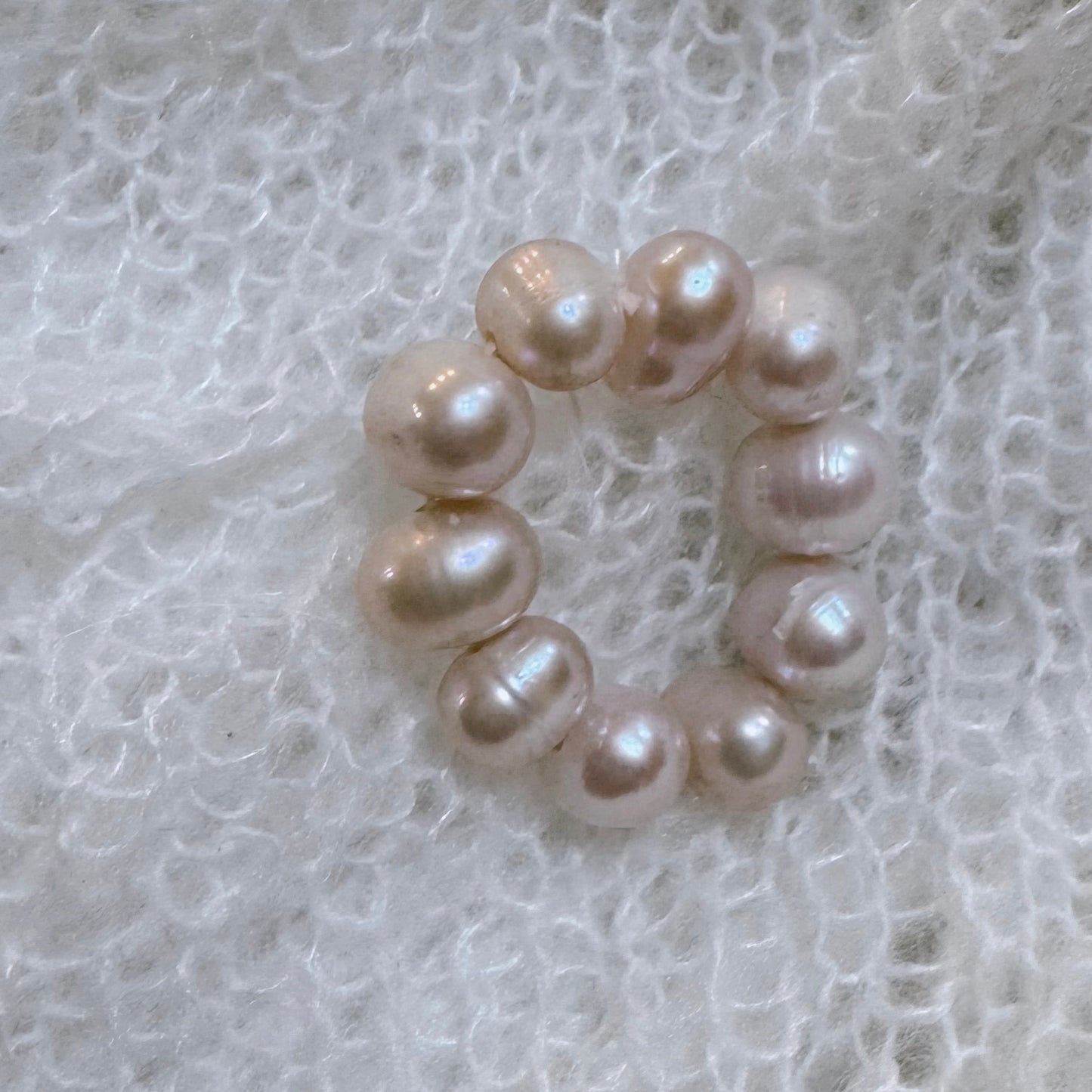 Pearl  Stretchy ring