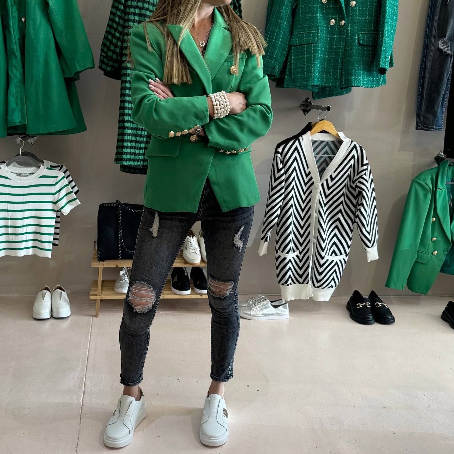 Bright Green Blazer