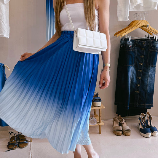 Blue Ombre Skirt