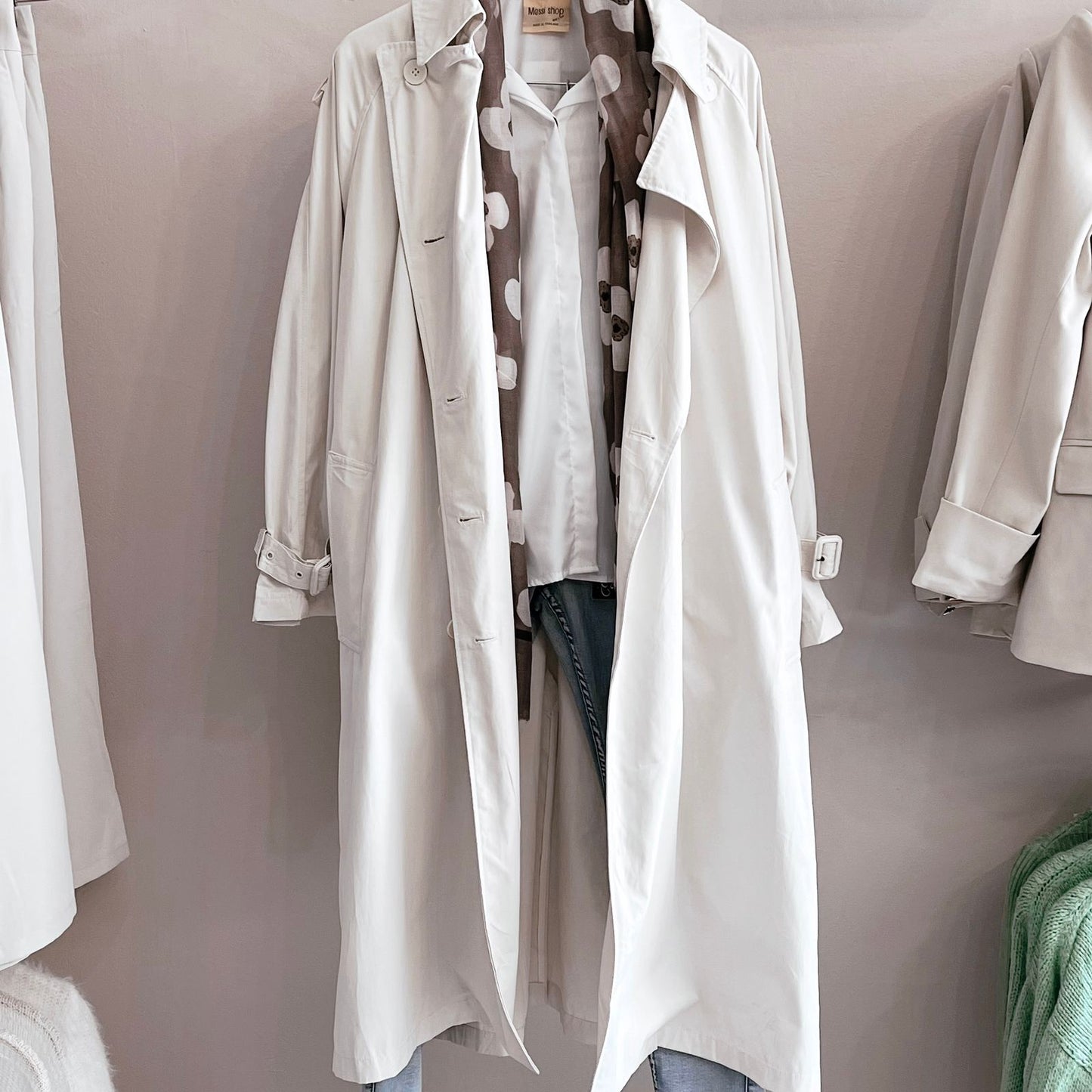 Beige Trench Coat